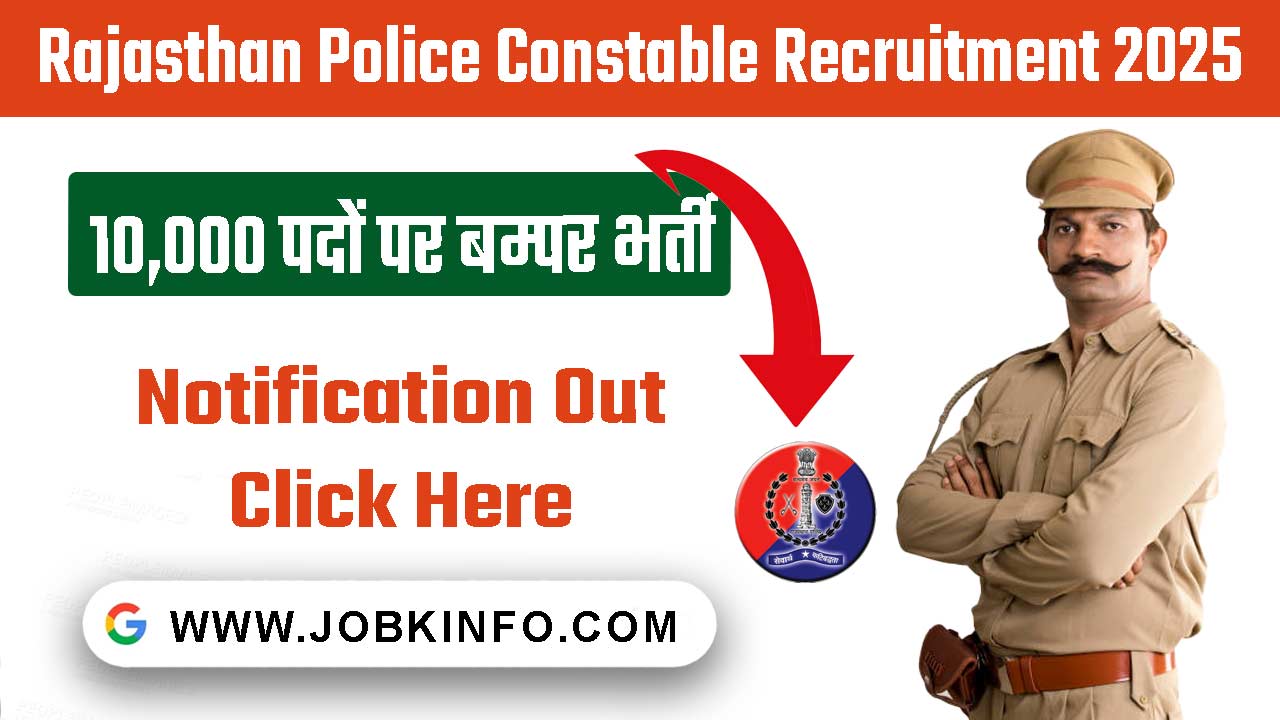 Rajasthan Police Constable Recruitment 2025